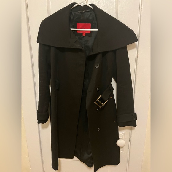 MNG Women’s Black Pea Coat Size XXS - Picture 7 of 9